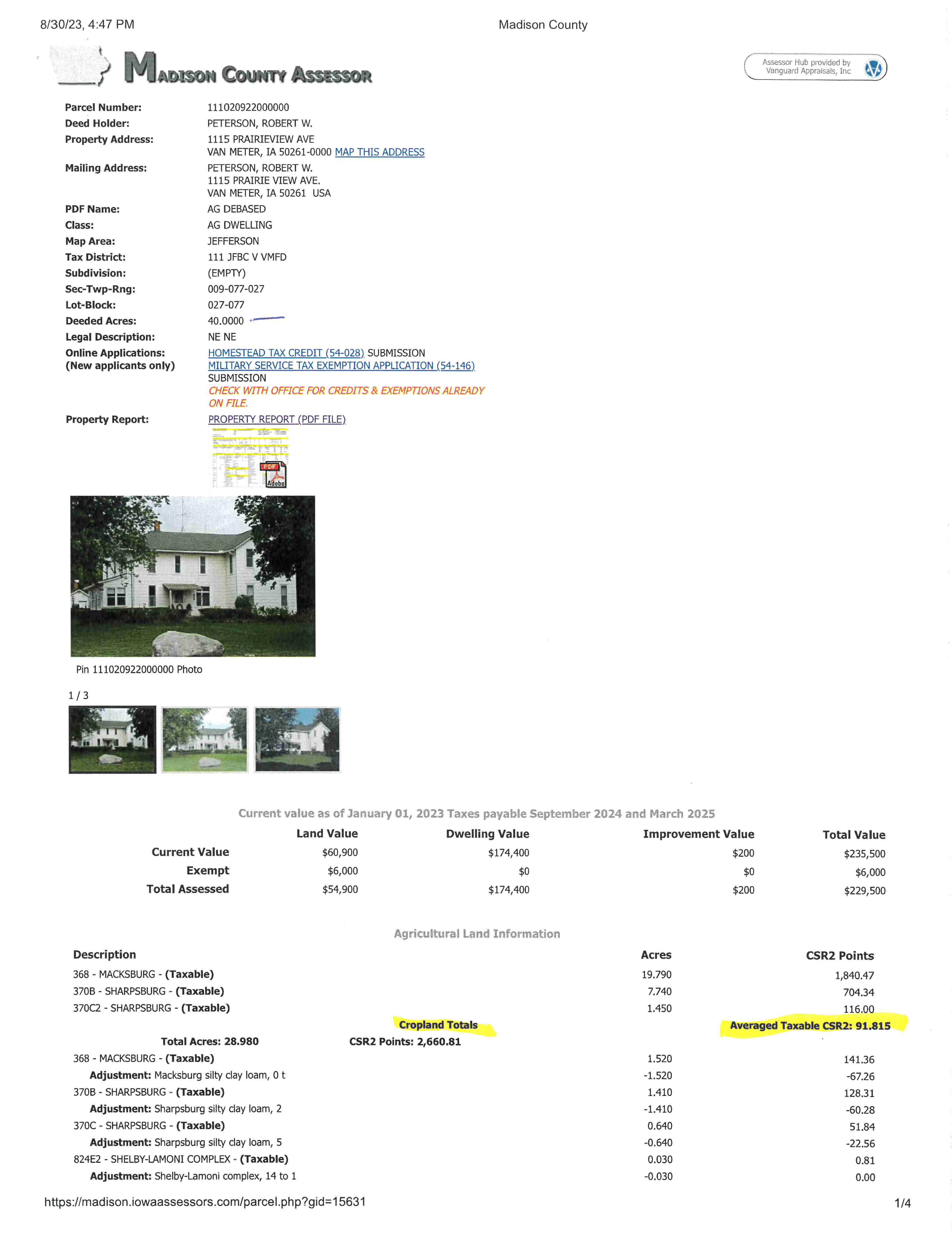 08 - 01 ( 2023 ) - ( 11 - 01 ) Madison County Assessor Information.jpg