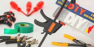 Photo of tools and DIY home improvement project books