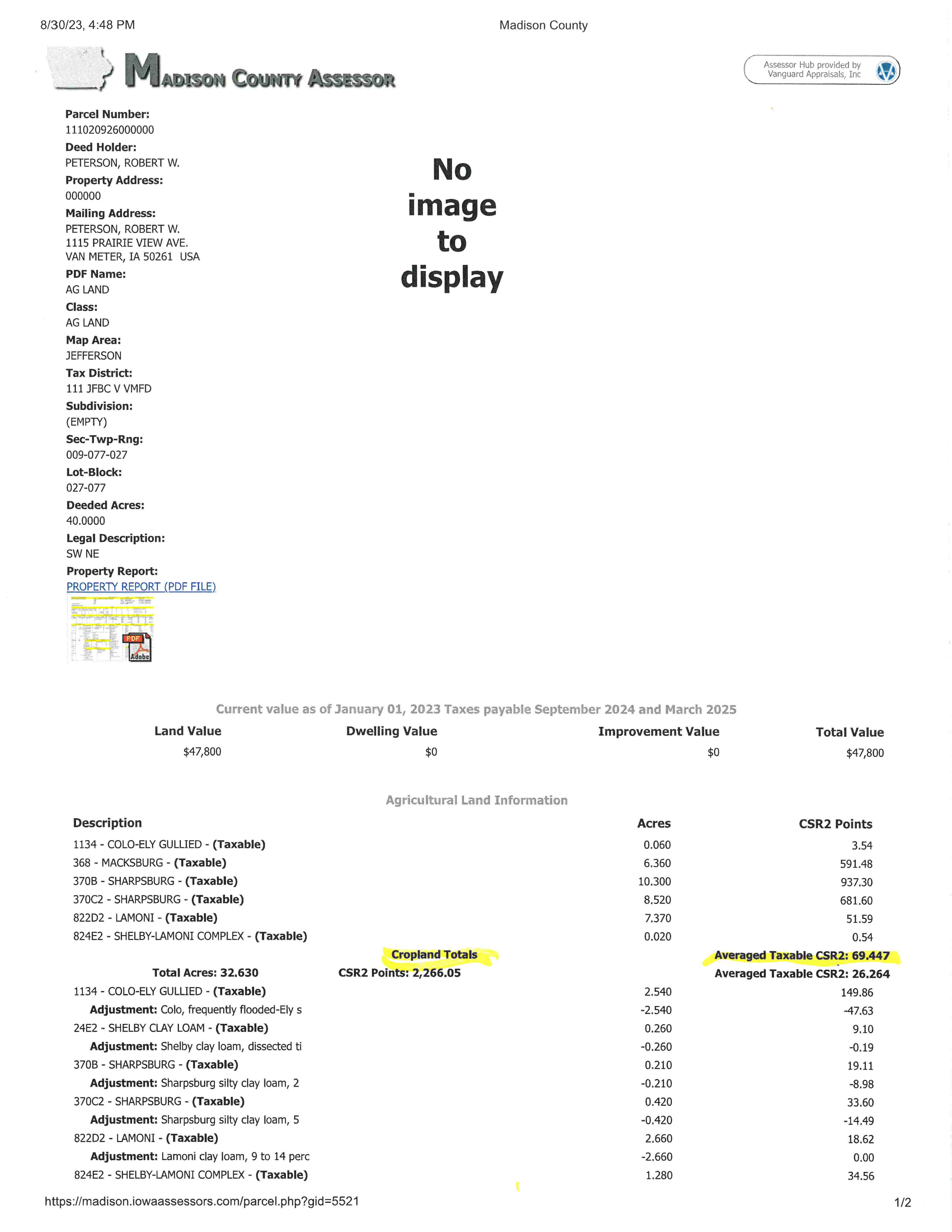 08 - 01 ( 2023 ) - ( 11 - 07 ) Madison County Assessor Information.jpg